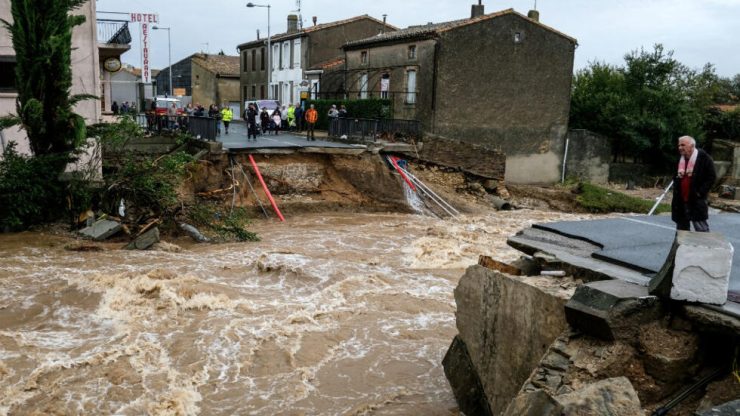Fransa’da Monica Fırtınası’nın yol açtığı selde 3 kişi hayatını kaybetti