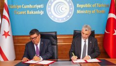 Maliye Bakanı Berova ile TC Ticaret Bakanı Bolat protokol imzaladı