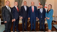 Cumhurbaşkanı Ersin Tatar, Yeniden Refah Partisi Heyetini Kabul Etti